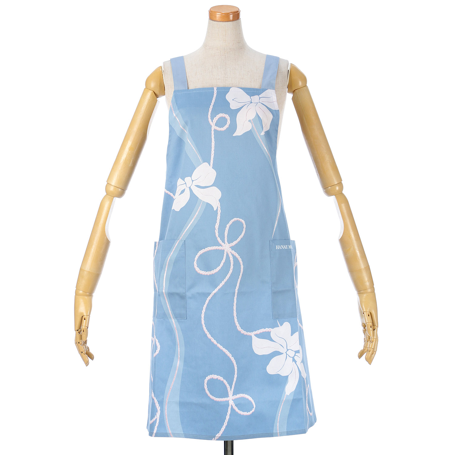 HANAE MORI  カーブリボンパネルエプロン - 画像4