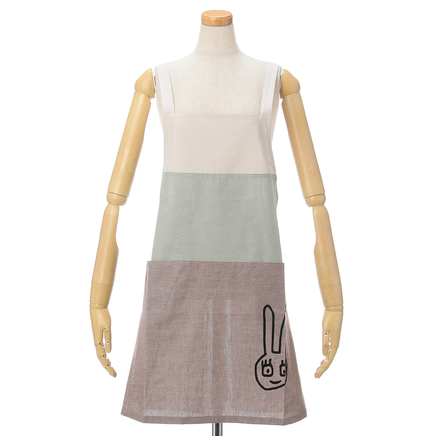 マタノアツコ 三段ゆるうさエプロンエプロン - 画像3