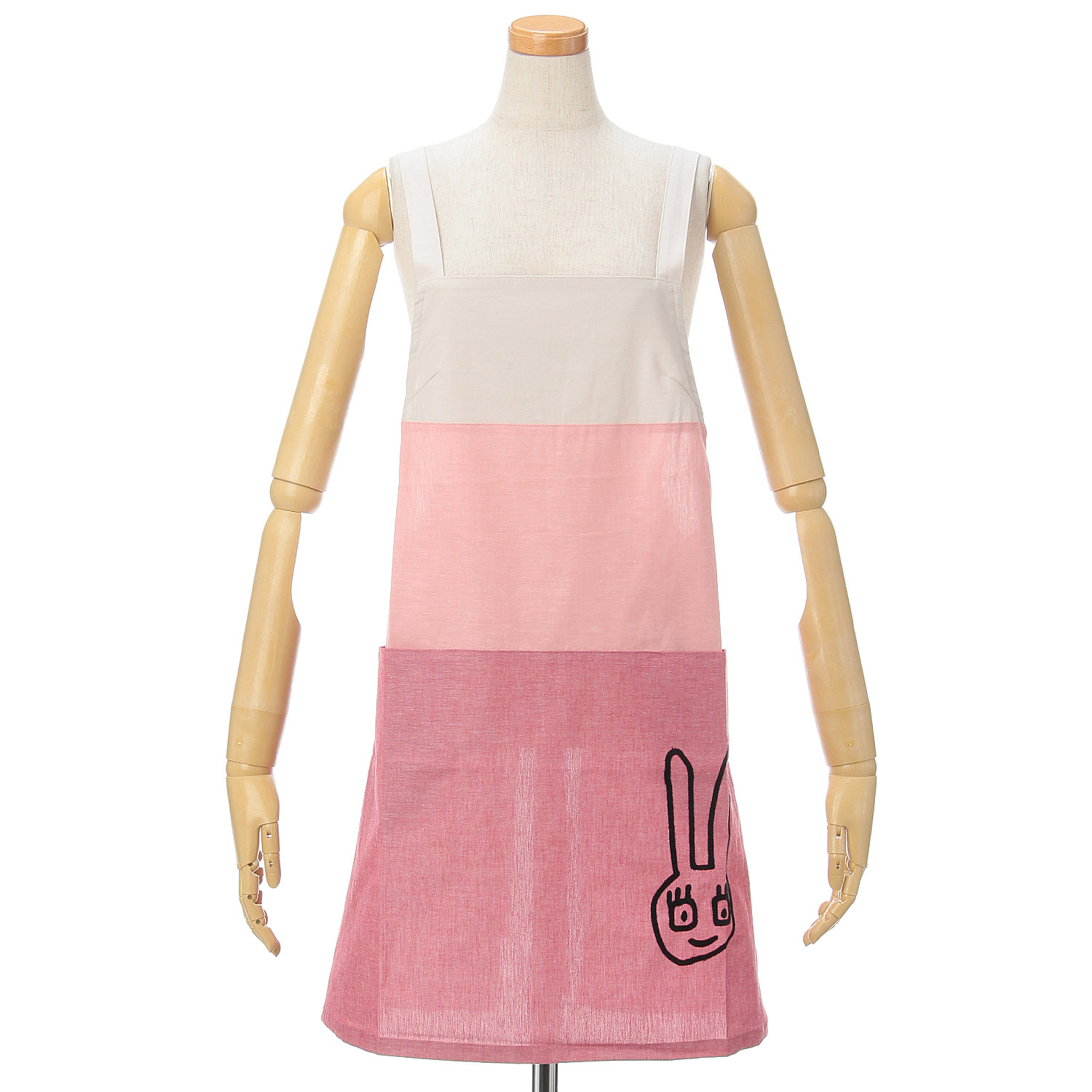 マタノアツコ 三段ゆるうさエプロンエプロン - 画像1