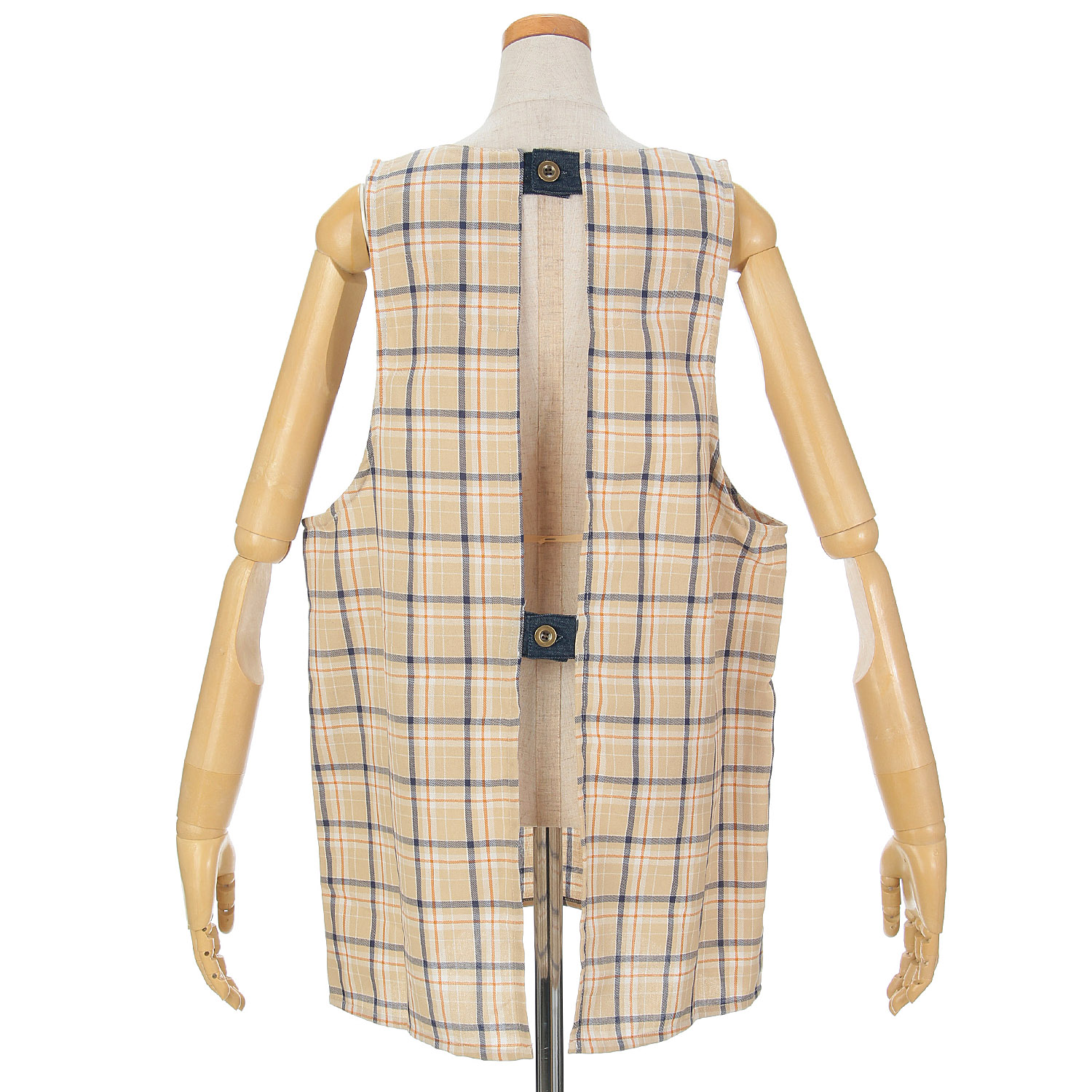 EDWIN 格子ラン型エプロン - 画像2