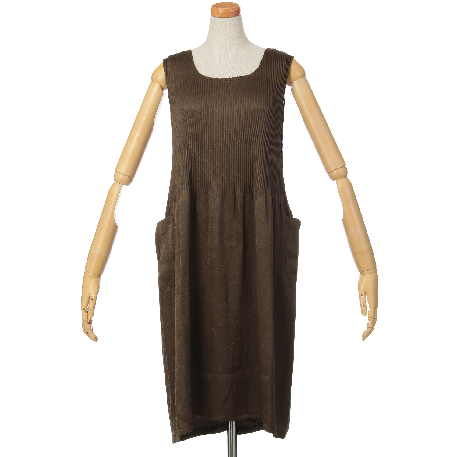 Yumi sienne サテン プリーツ - 画像1