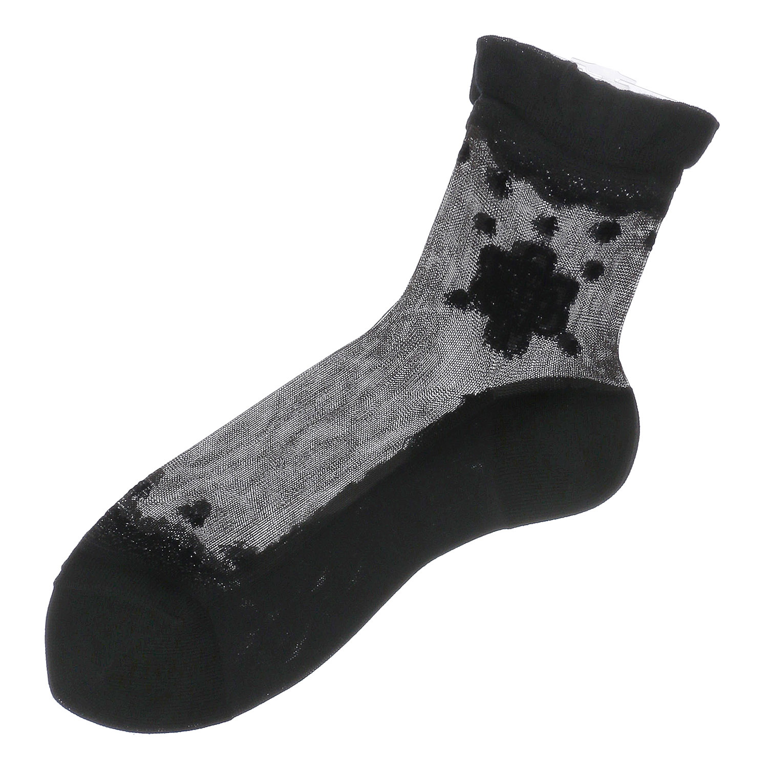 シースルーソックス レース柄 - 画像4