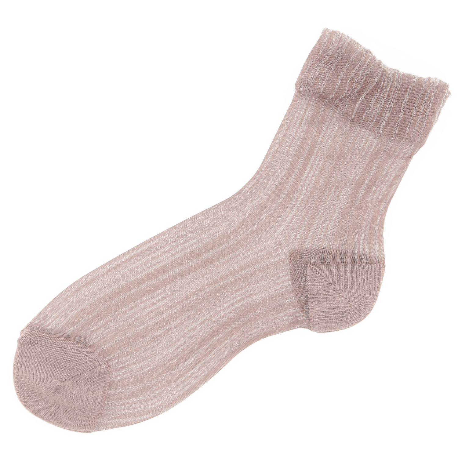 【ネイビーのみ】やわらかナイロン シースルーソックス  ストライプ柄【在庫限り】 - 画像10