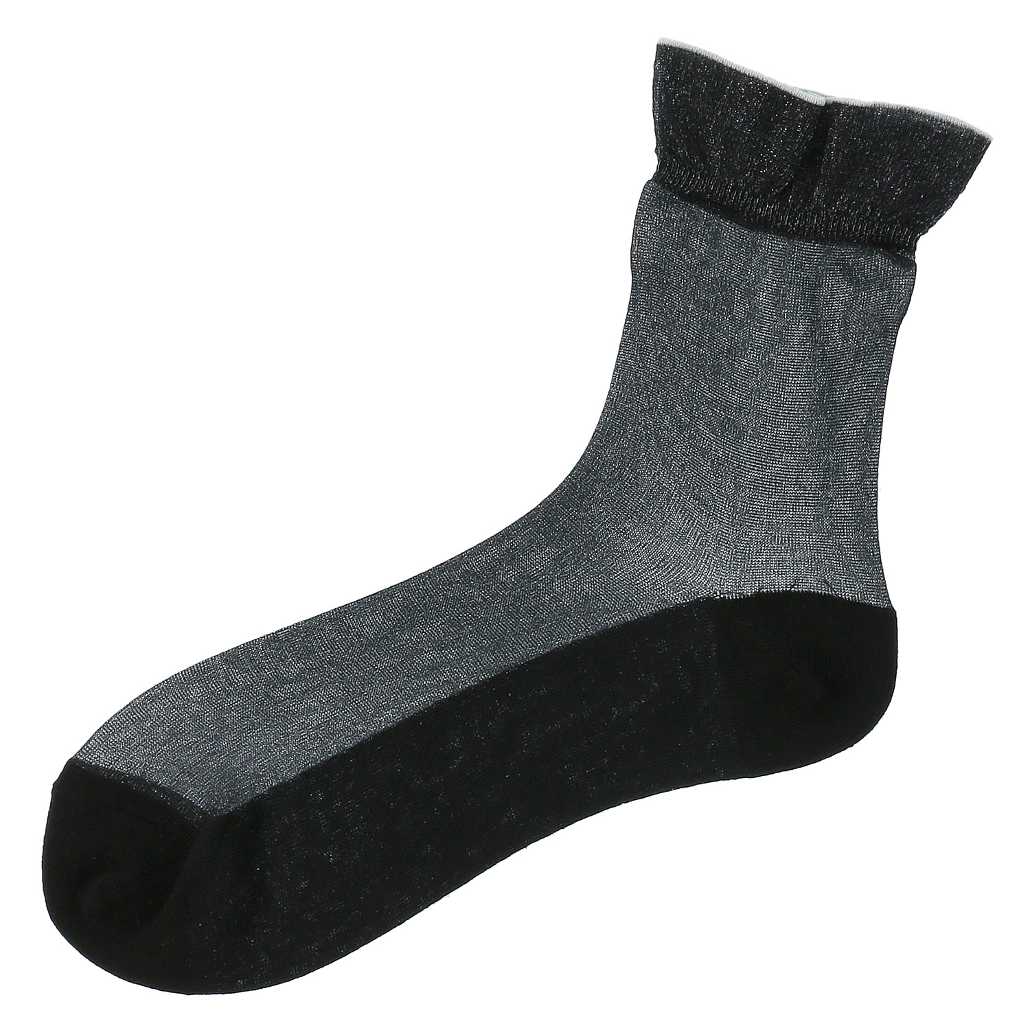 やわらかナイロン シースルーソックス  ラメ無地【在庫限り】 - 画像4