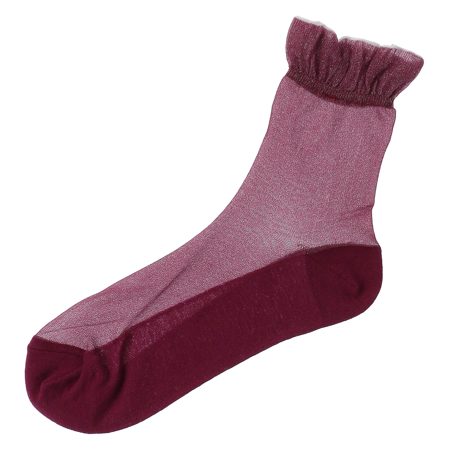 やわらかナイロン シースルーソックス  ラメ無地【在庫限り】 - 画像6