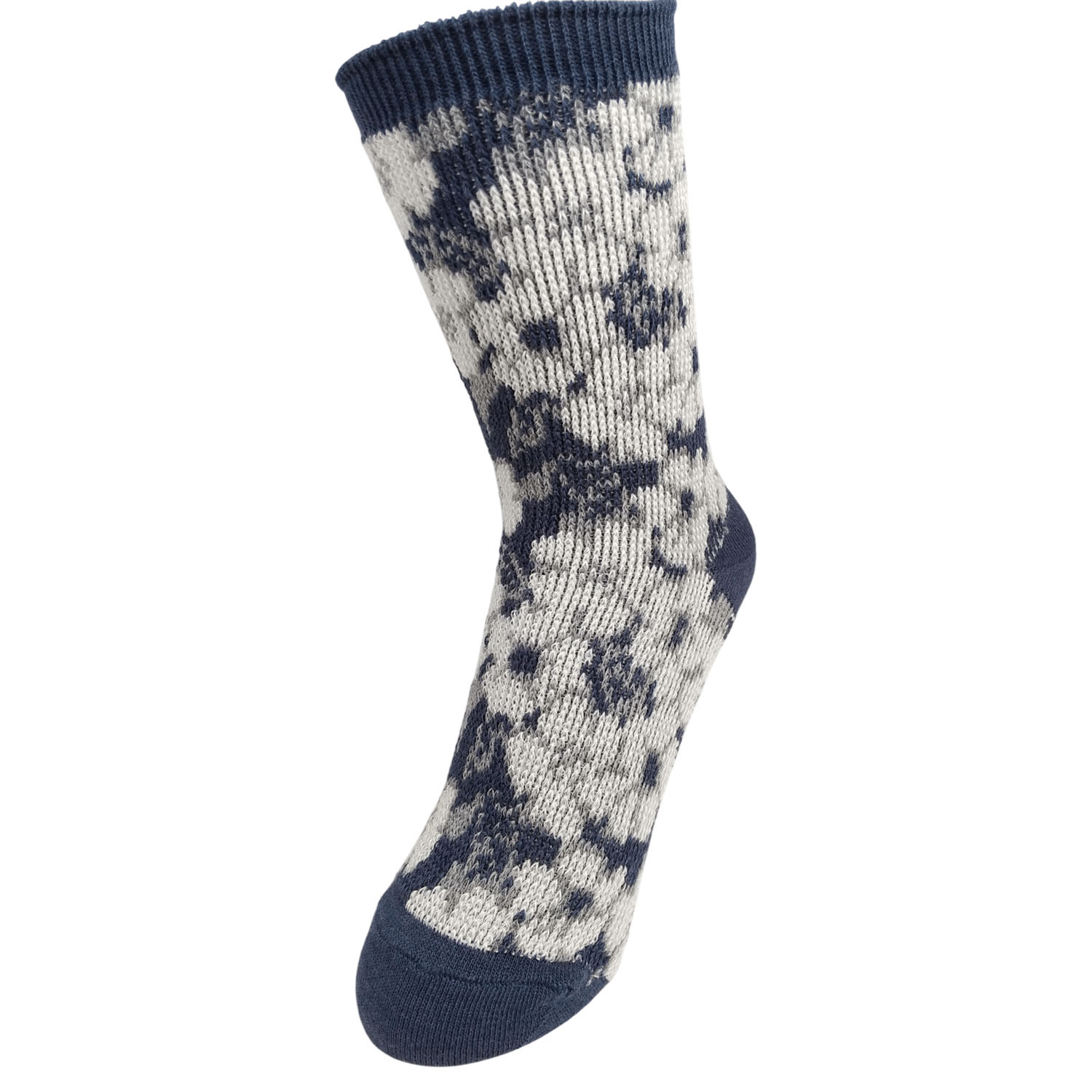 ギュレ ジャガード花柄ソックス【在庫限り】 - 画像2