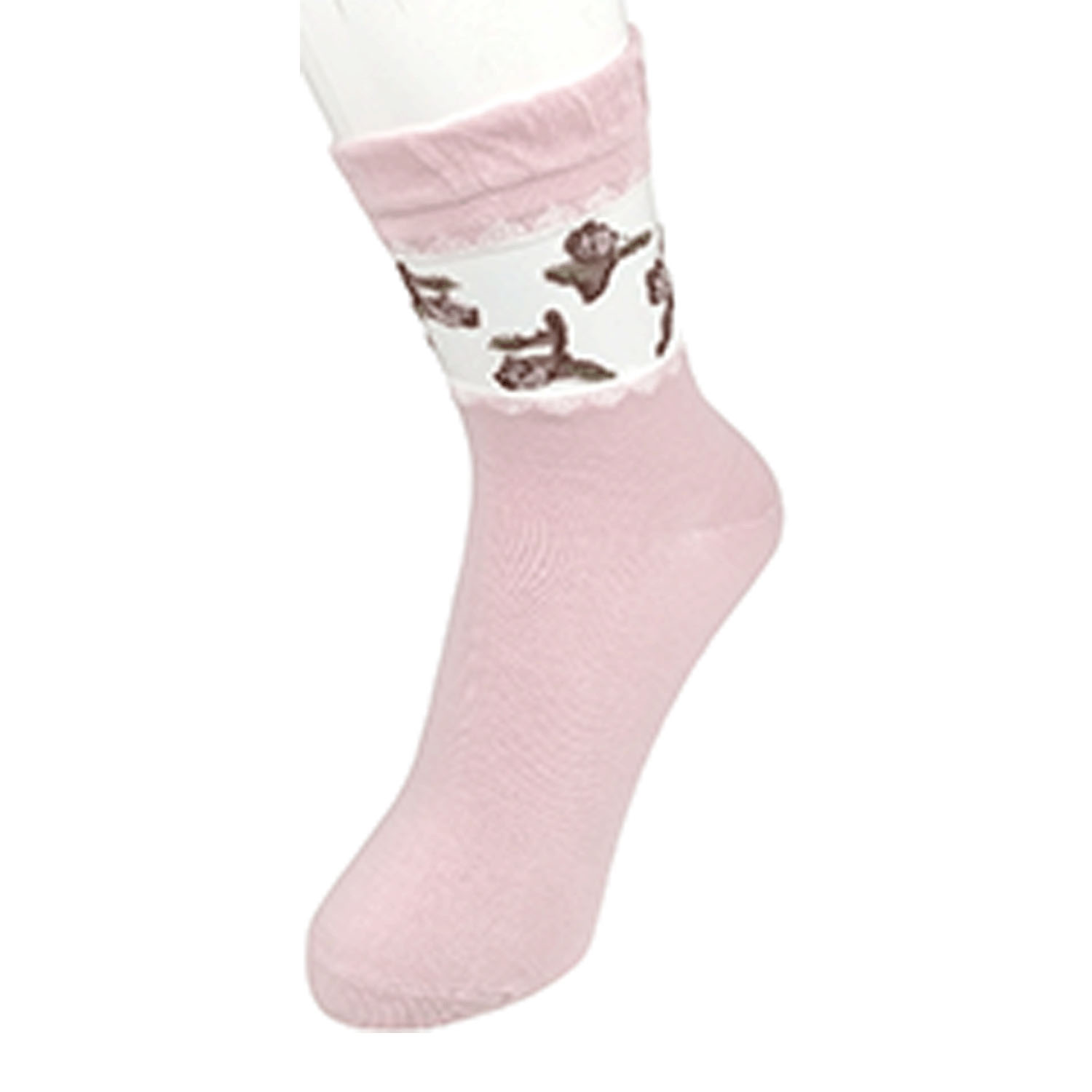 ギュレ 足首テグスソックス チューリップ柄【在庫限り】 - 画像2