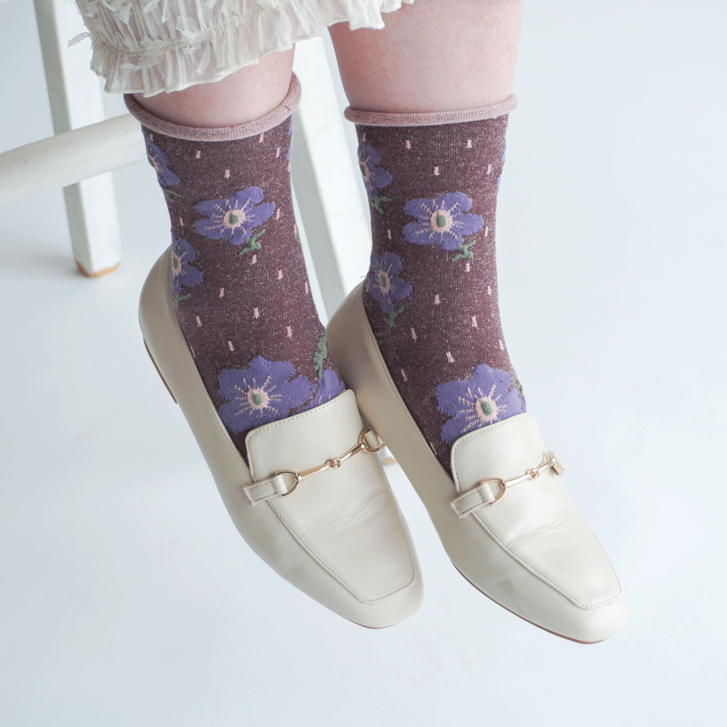 25AW 手篝ソックス  フロート花柄【在庫限り】 - 画像11