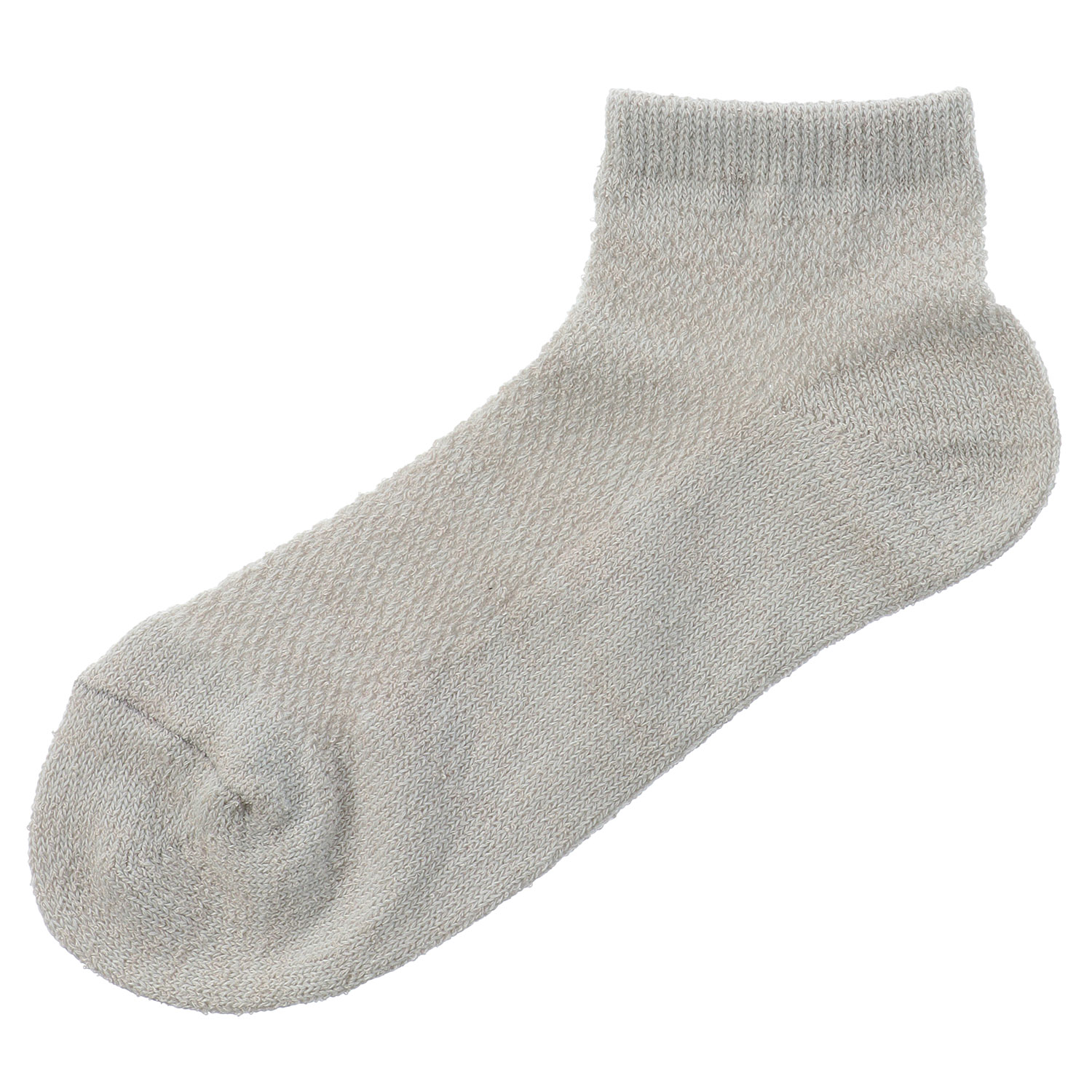 スニーカー丈 ブークレ 甲メッシュ 靴下 - 画像2