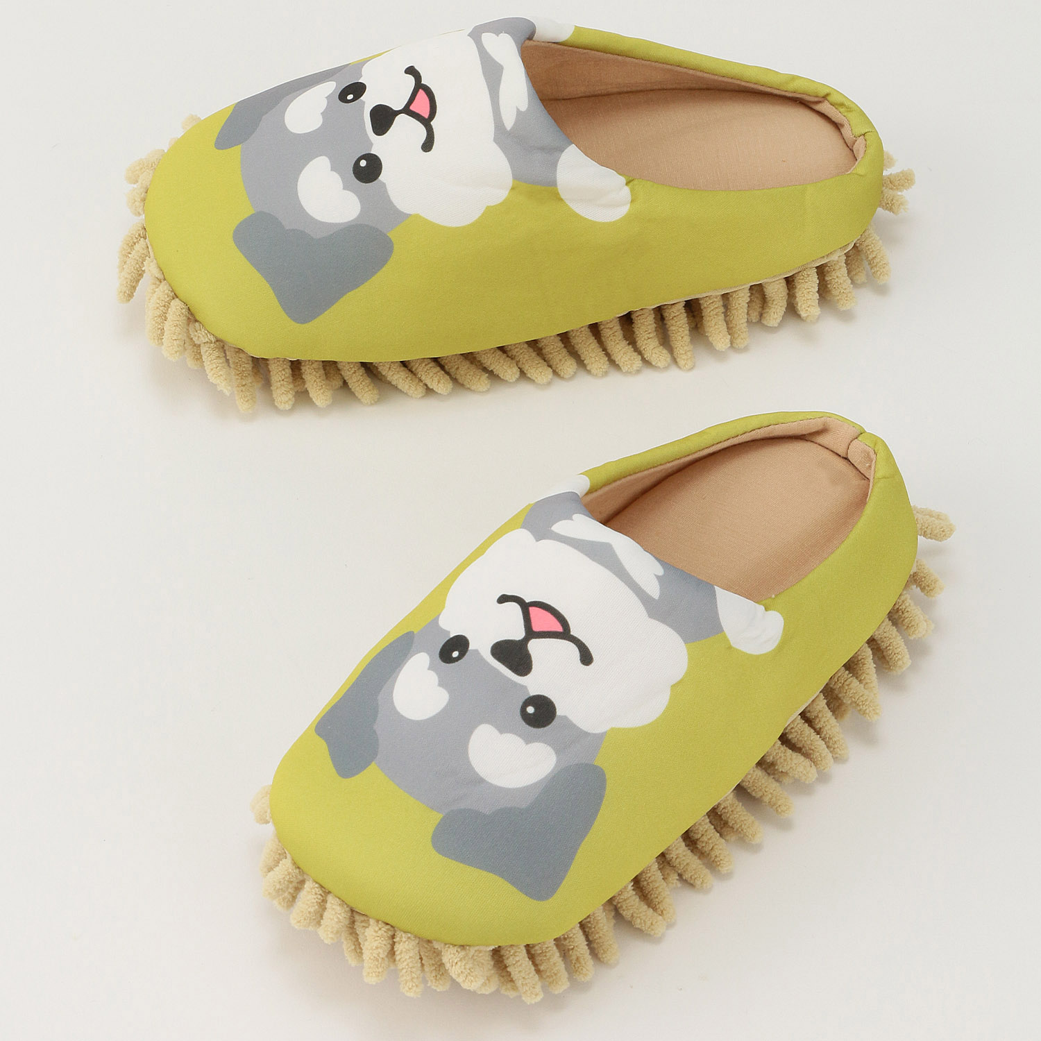 モップ付きルームシューズ シュナウザー - 画像2