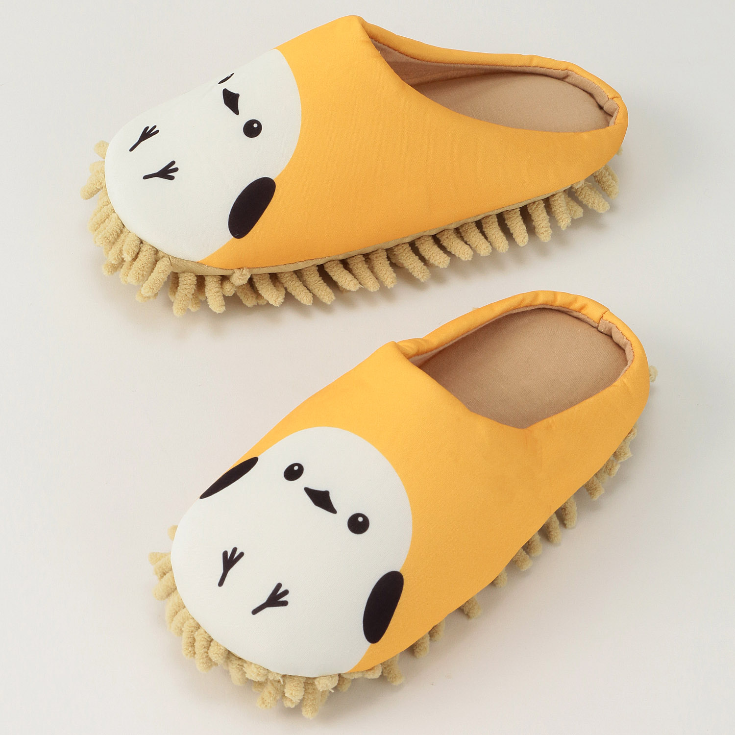 モップ付きルームシューズ シマエナガ - 画像2