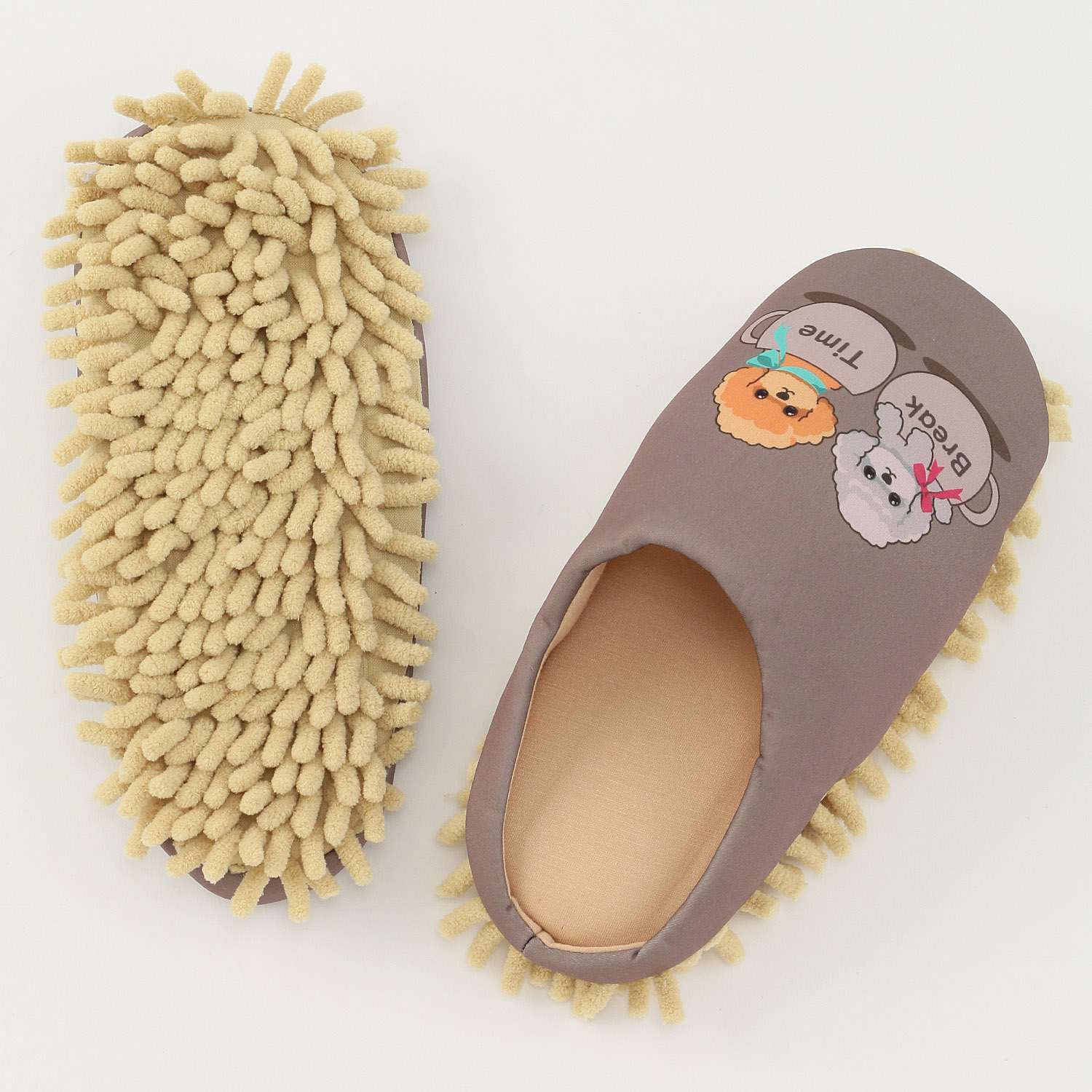 モップ付きルームシューズ トイプードル - 画像3