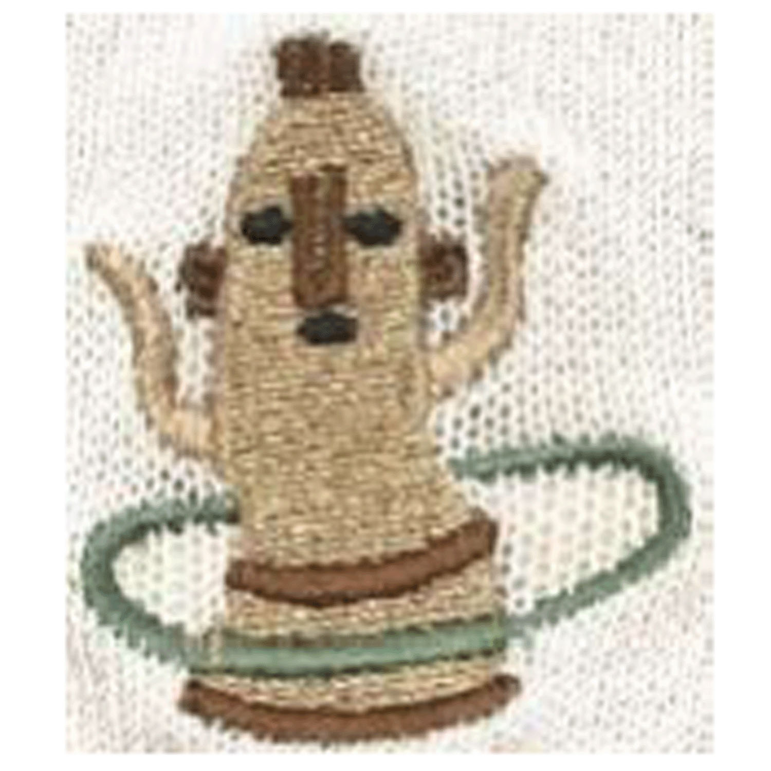 STREAM   Funny Friends フラフープハニワ  刺しゅう クルー丈 靴下 - 画像2