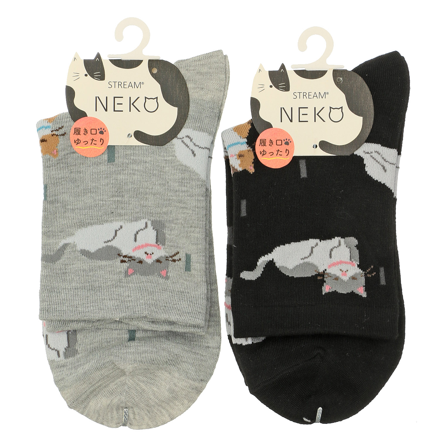 STREAM   首輪ねこ   ロークルー 靴下 - 画像2