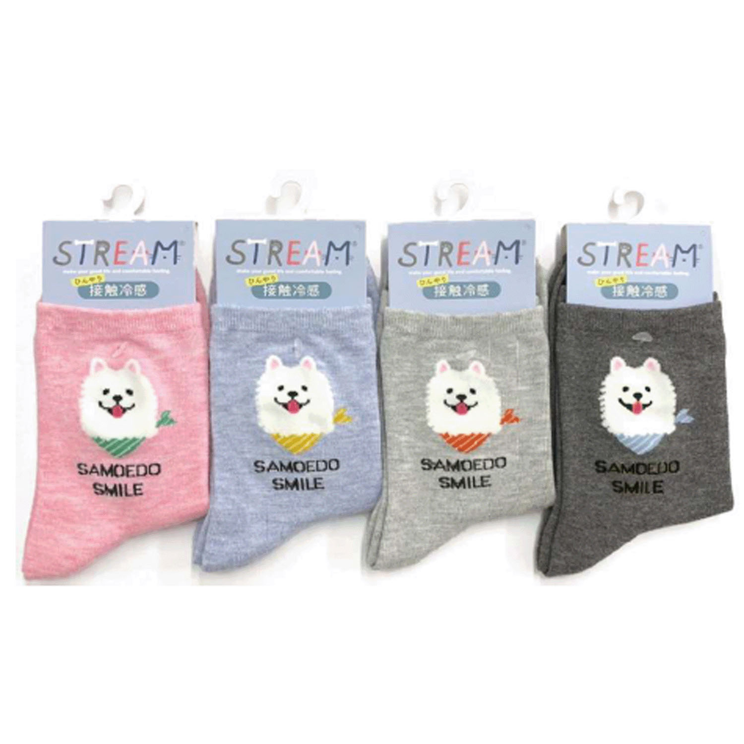STREAM   サモエドスマイル 接触冷感 ロークルー - 画像1