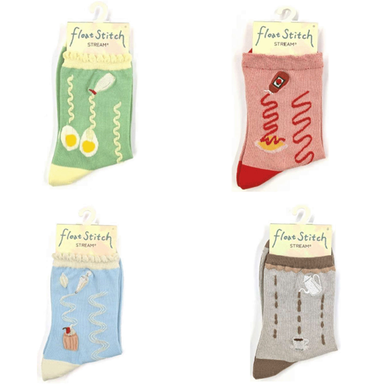 STREAM   float stitch 靴下