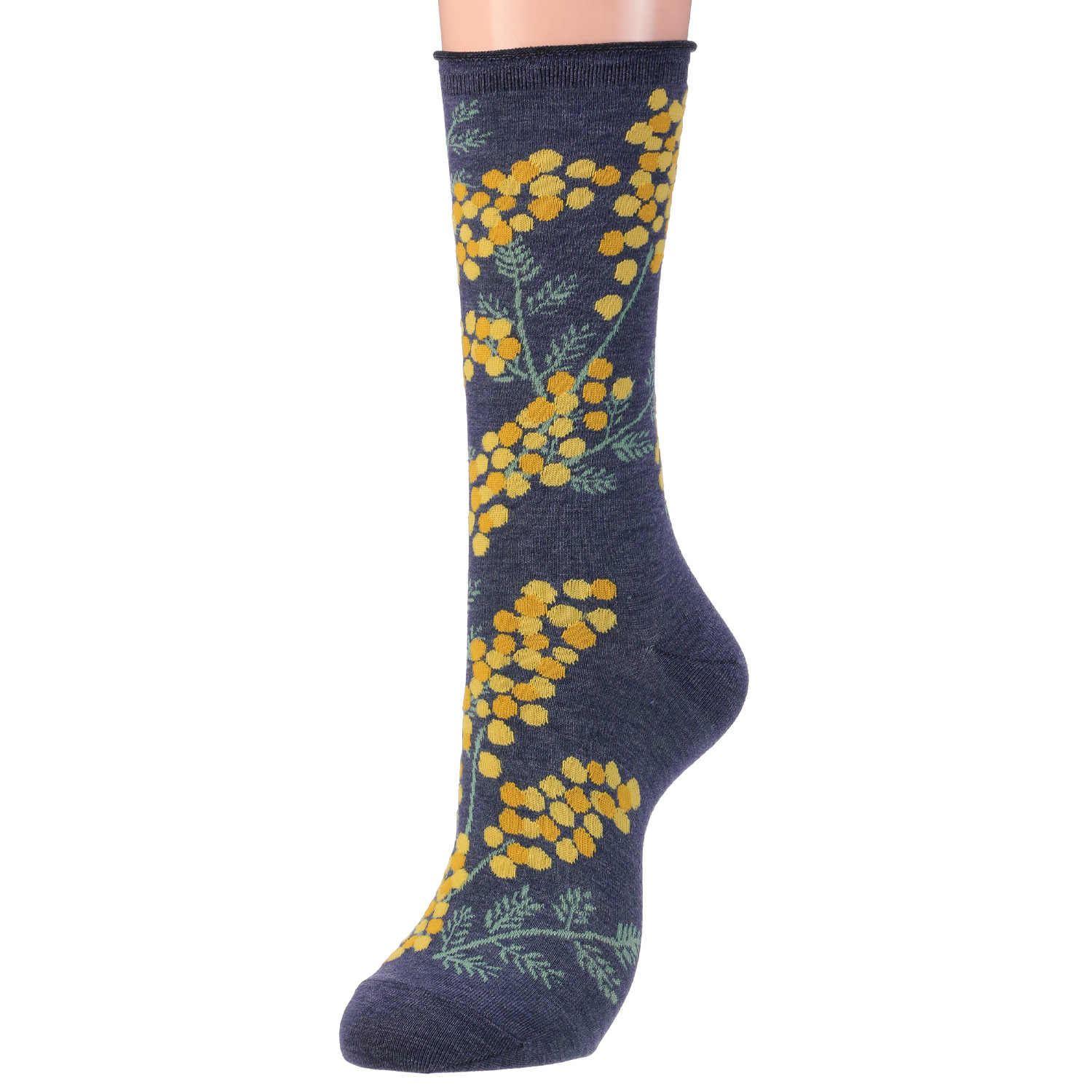 STREAM  ハーバルソックス ミモザ ハイクルー 靴下 - 画像5