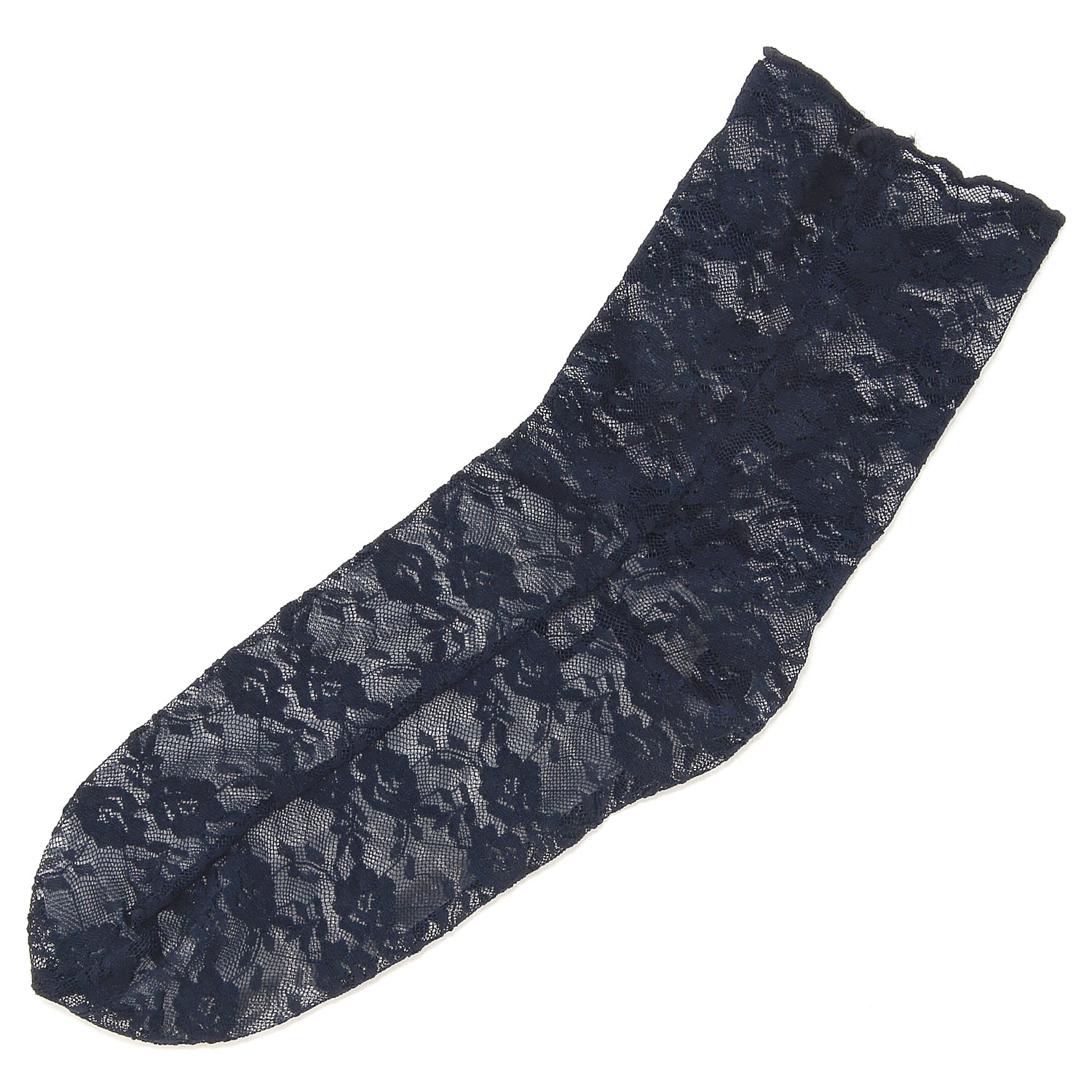 花柄総レース クルーソックス 7色展開 - 画像7