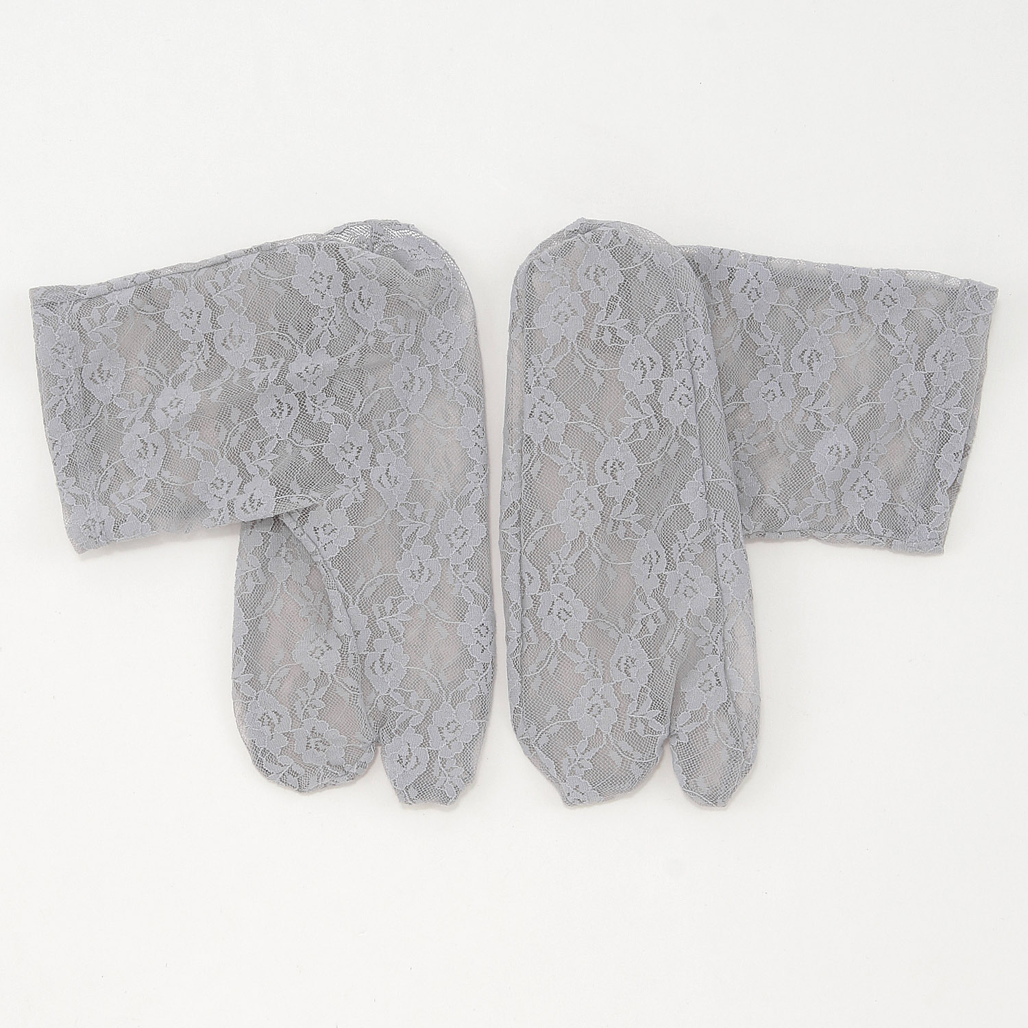 花柄総レース 足袋ソックス - 画像1