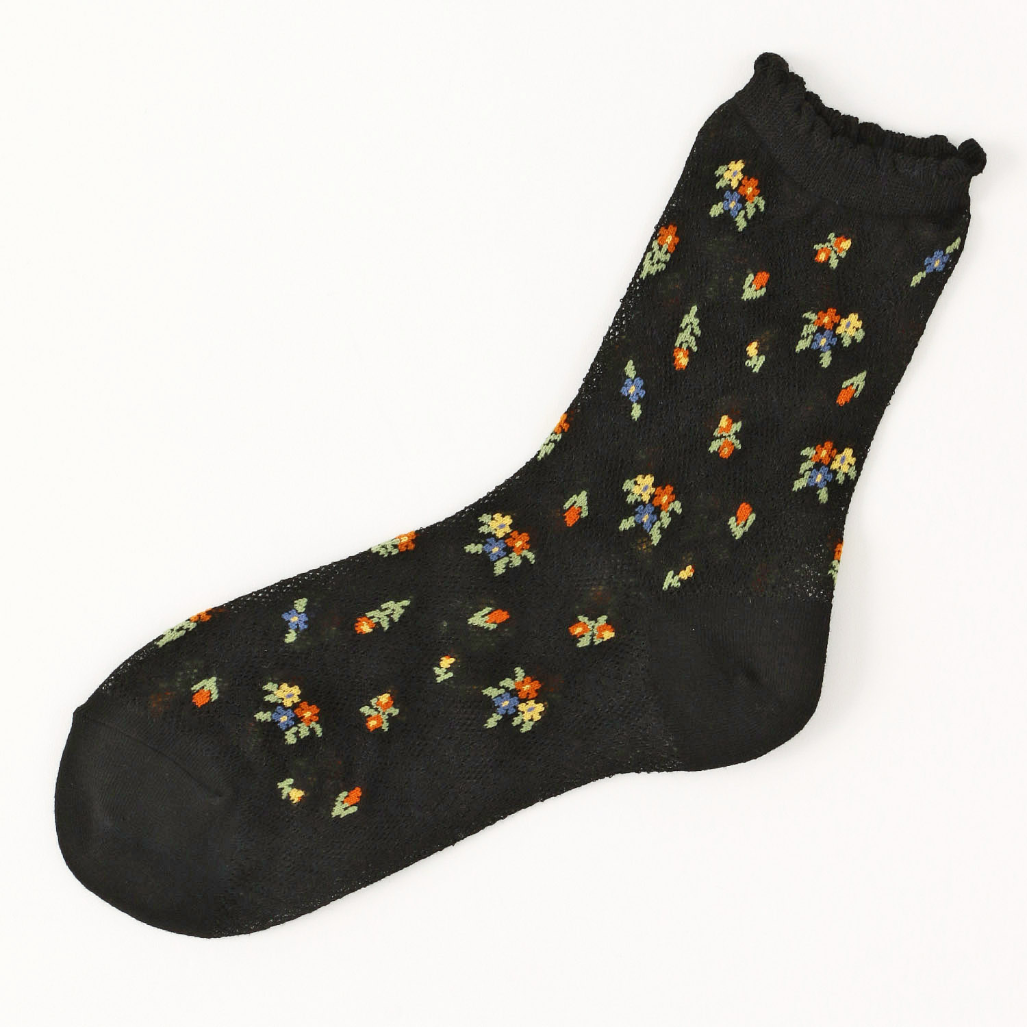 bonbon ロークルー レース風メッシュ 小花 - 画像2