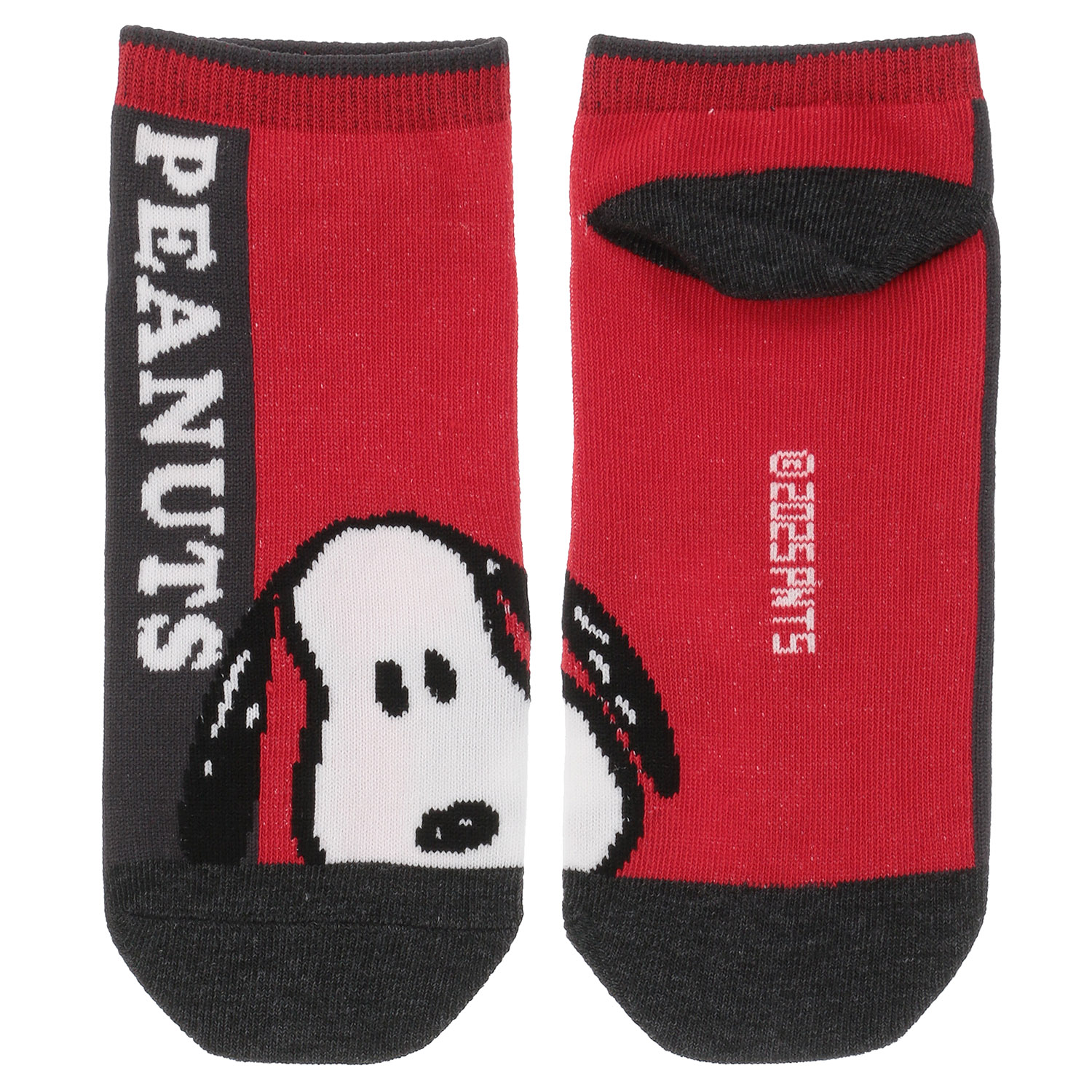 スニーカー丈 スヌーピー フロント柄 ロゴ＆顔【在庫限り】 - 画像2