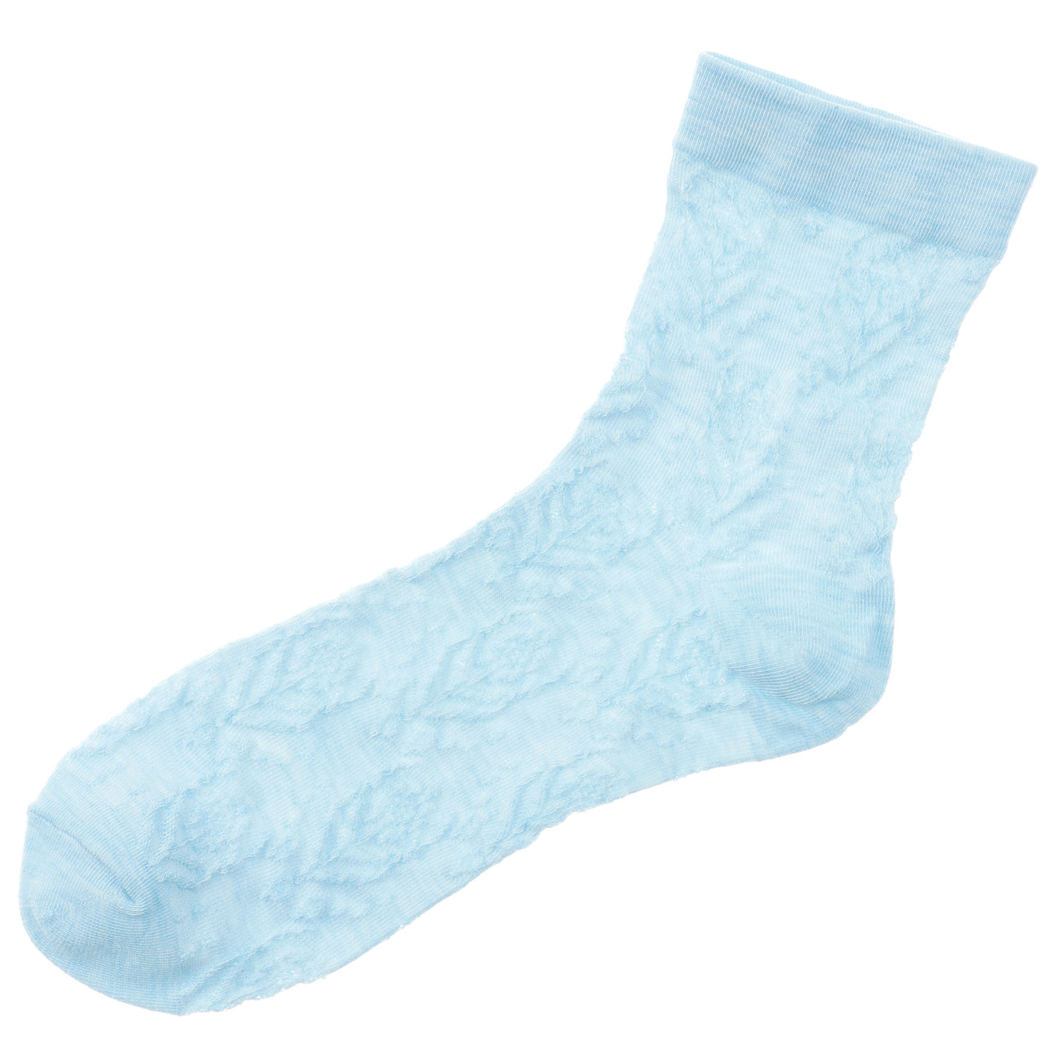 ひやりん冷感 ロークルー丈 フロート花柄 - 画像2