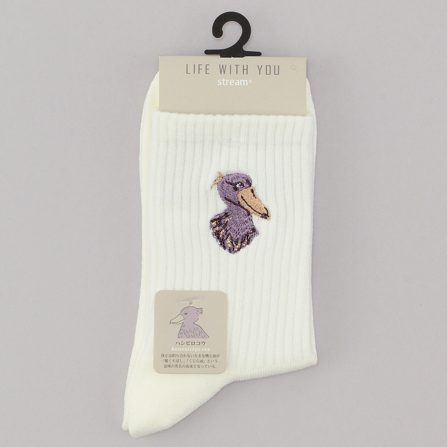 STREAM LIFE WITH YOU クルー丈 動物 刺繍 靴下 - 画像33