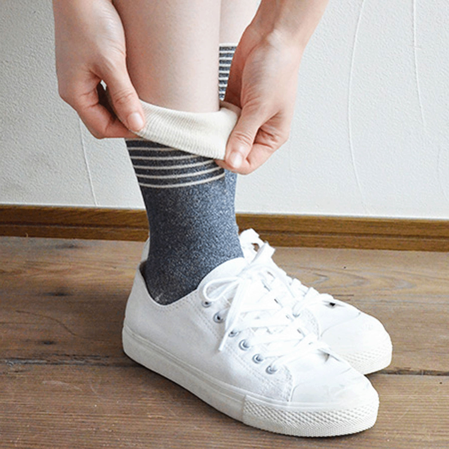 天衣無縫 いつもソックス ボーダー - 画像7