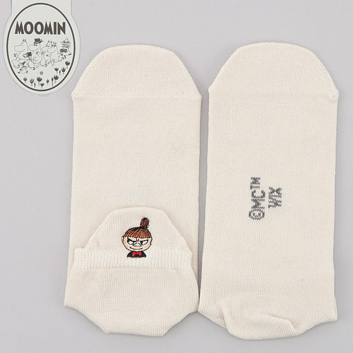 【再入荷】MOOMIN アンクル 踵ベロ付 ミイ刺繍【在庫限り】 - 画像3