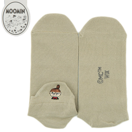 【再入荷】MOOMIN アンクル 踵ベロ付 ミイ刺繍【在庫限り】