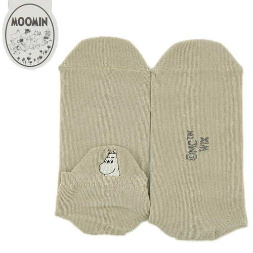 【再入荷】MOOMIN アンクル 踵ベロ付 ムーミン刺繍 - 画像1
