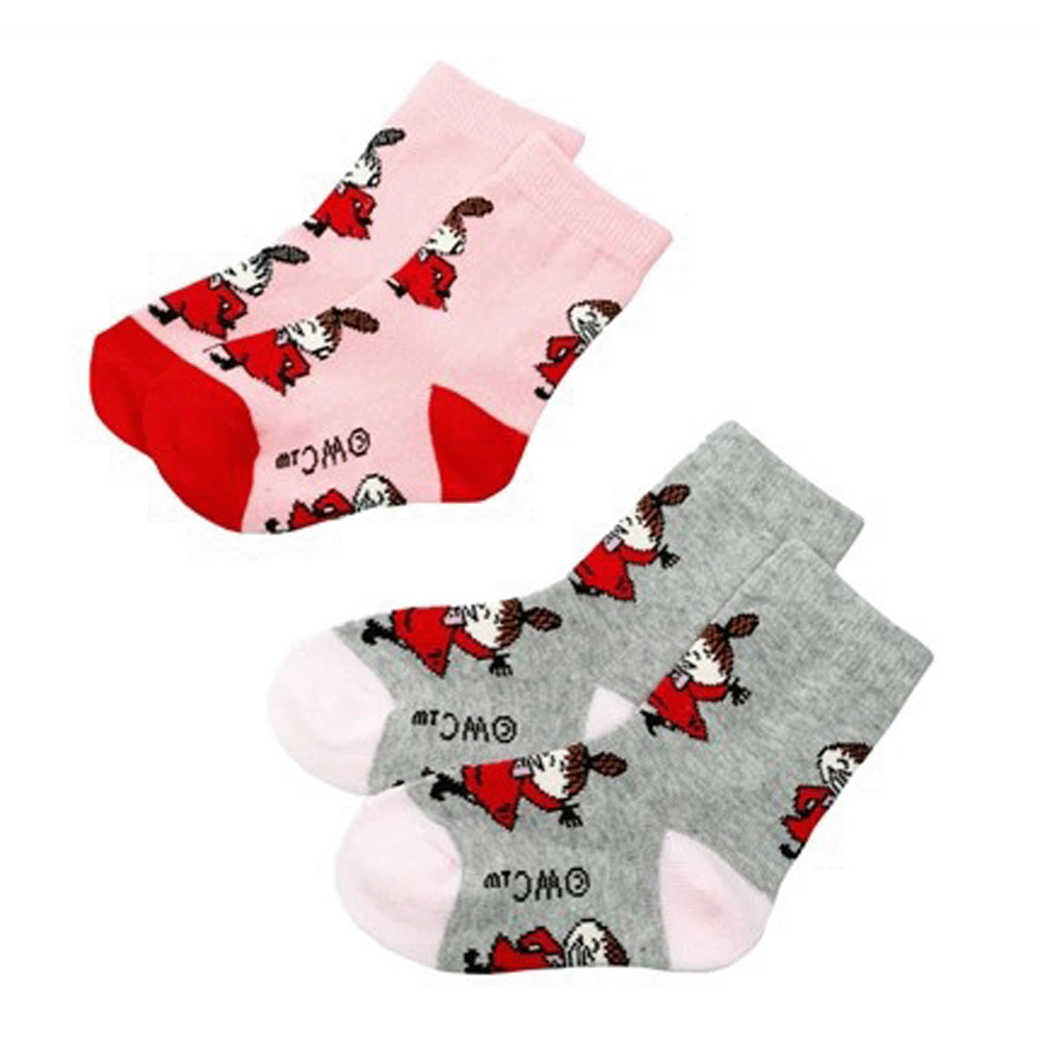 MOOMIN By Nordicbuddiesクラシックソックス キッズ16－20cm - 画像1