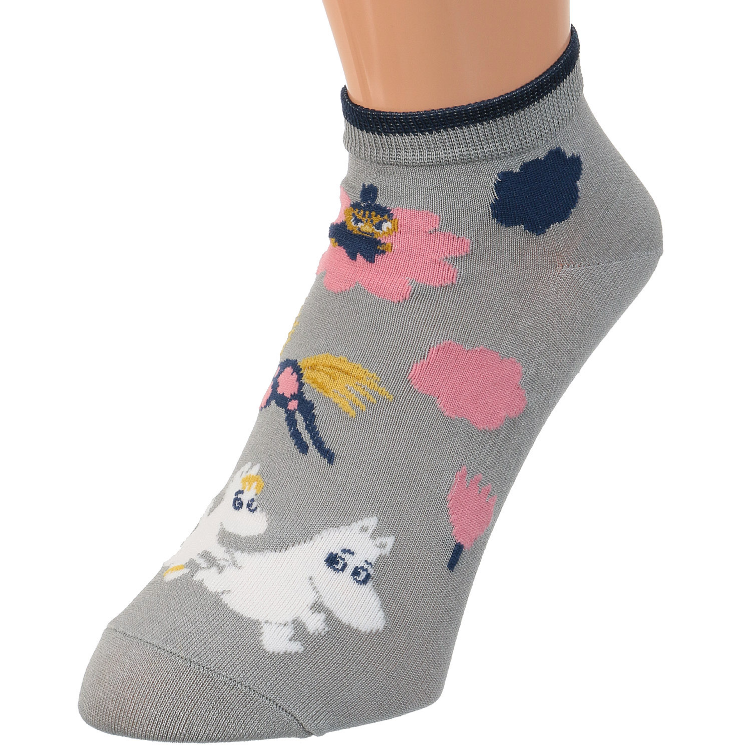 MOOMIN スニーカー丈ソックス 仲間たち総柄【在庫限り】 - 画像2