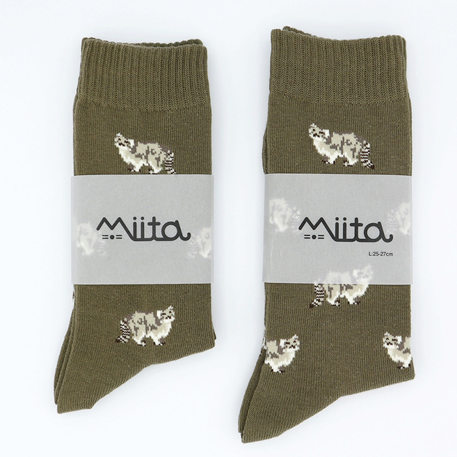 Miita 【Animal】マヌルネコ／モスグリーン - 画像1