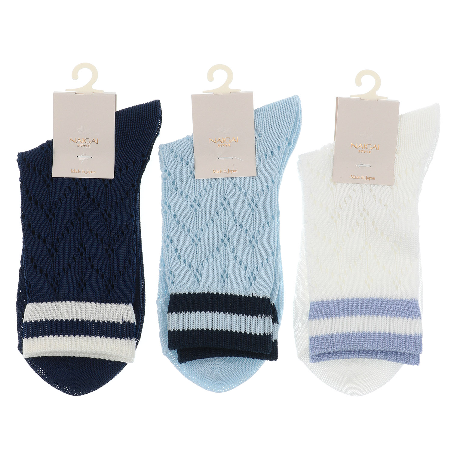 NAIGAI STYLE オープンワーク クルー丈 - 画像1