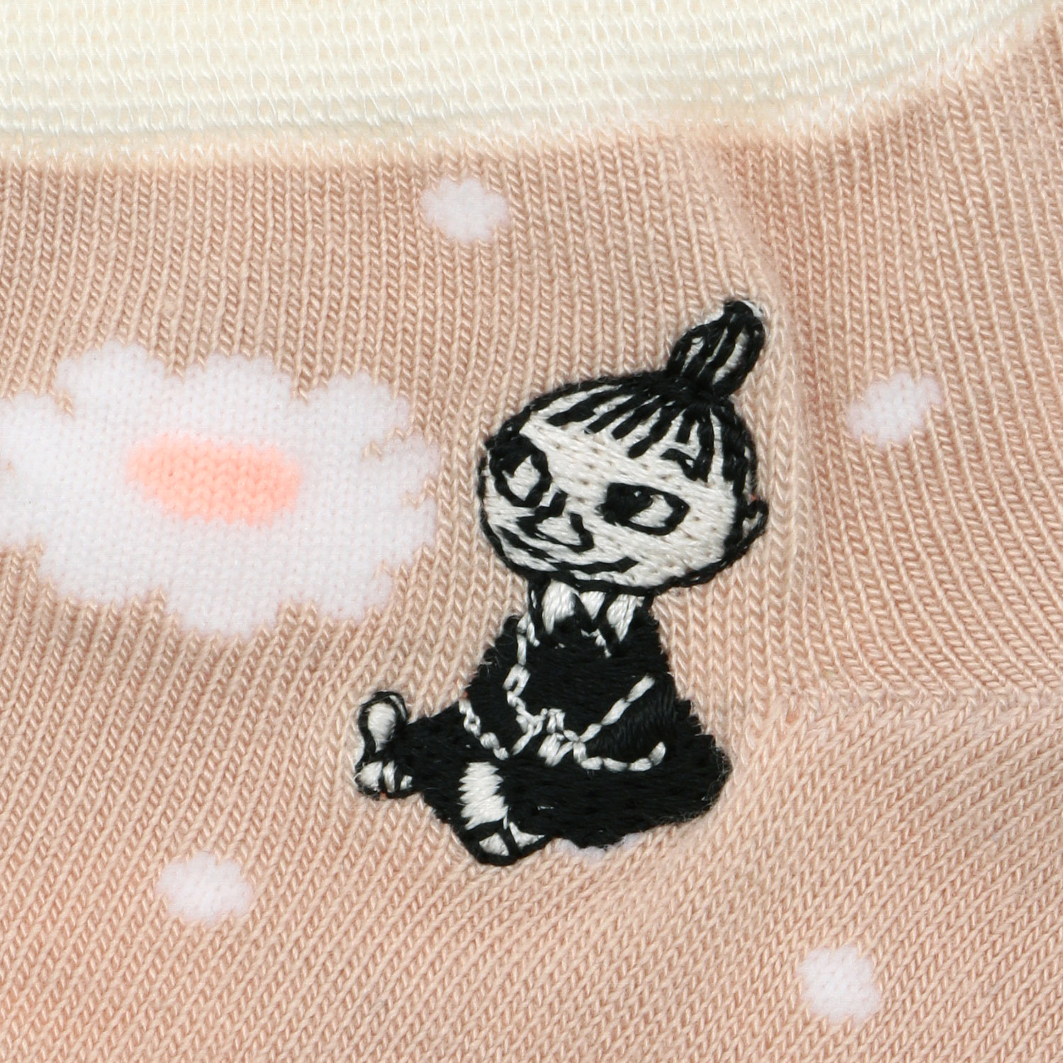 MOOMIN スニーカー丈ソックス 花ドットミイ刺繍 - 画像5