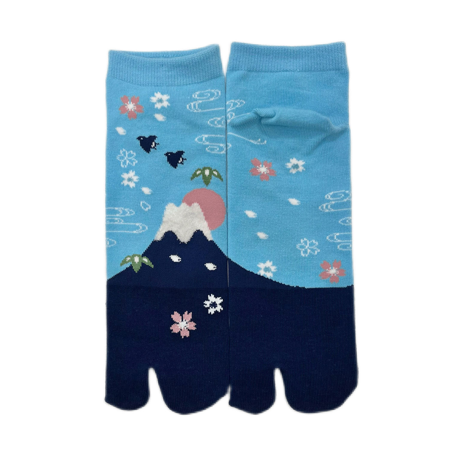 【富士山のみ】JAPANESE SOUVENIR SOCKS のびのびストレッチ足袋 スニーカー丈 18－24cm【在庫限り】 - 画像2