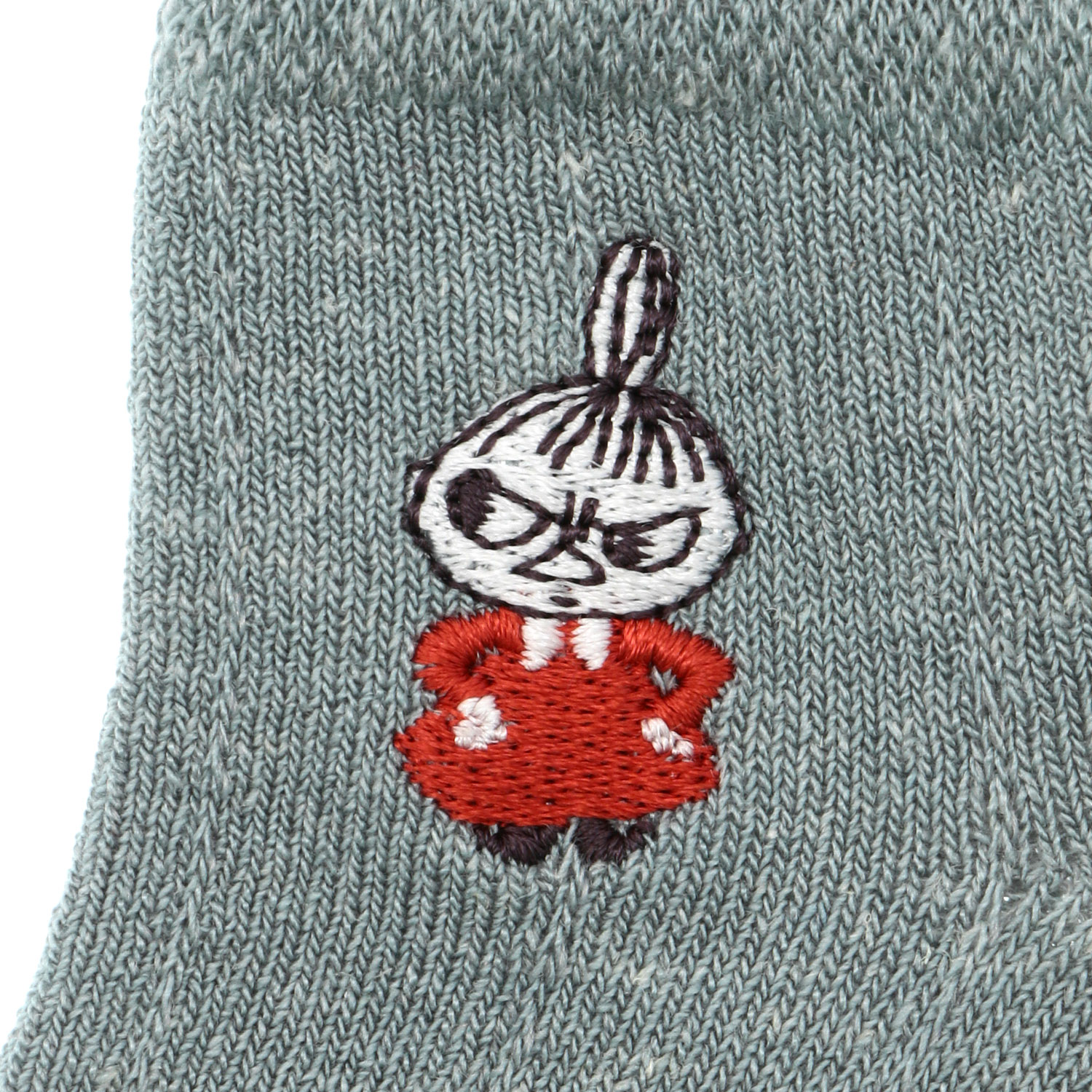 MOOMIN スニーカー丈ソックス 麻入り タックストライプ - 画像6