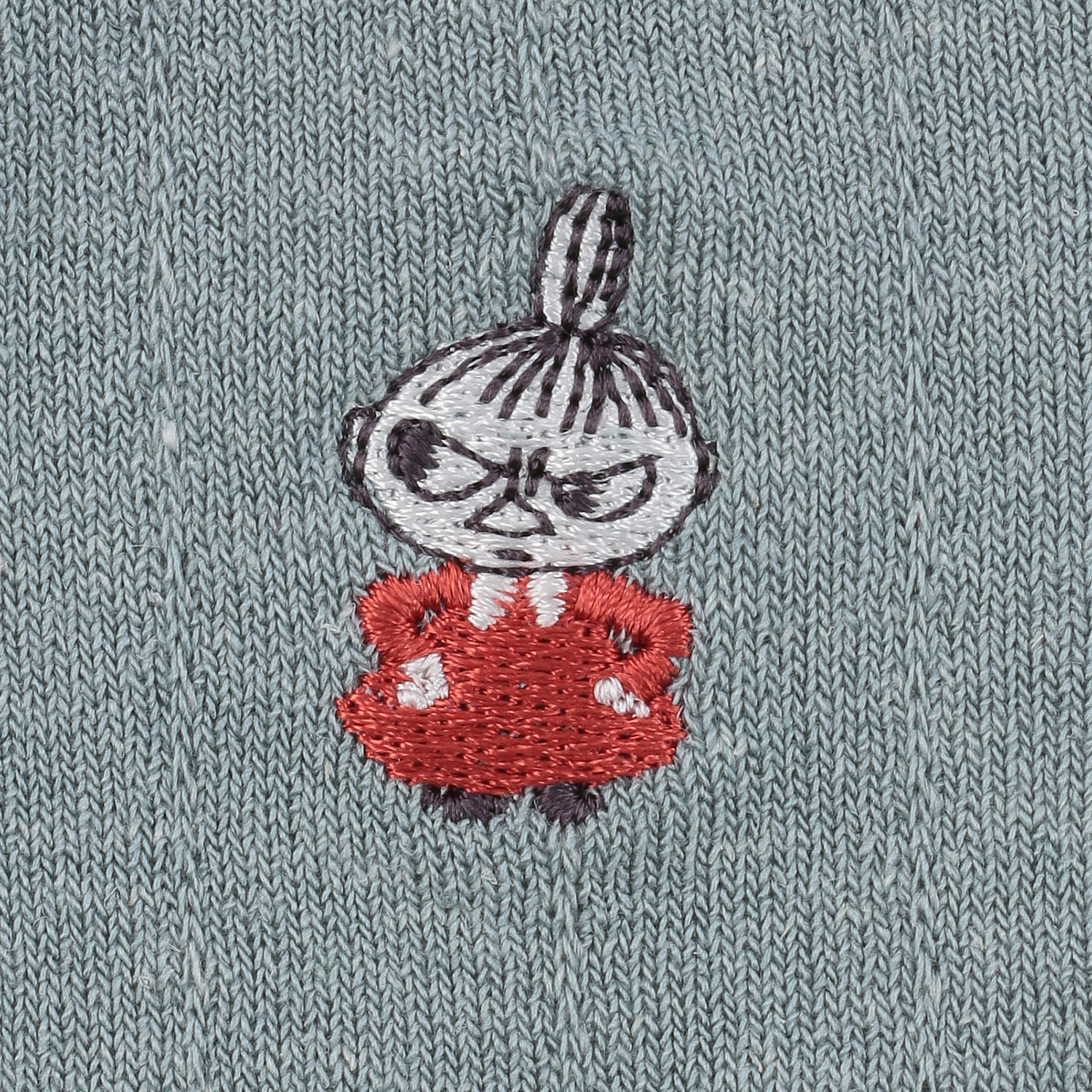 MOOMIN ロークルーソックス 麻入りタックストライプ - 画像7