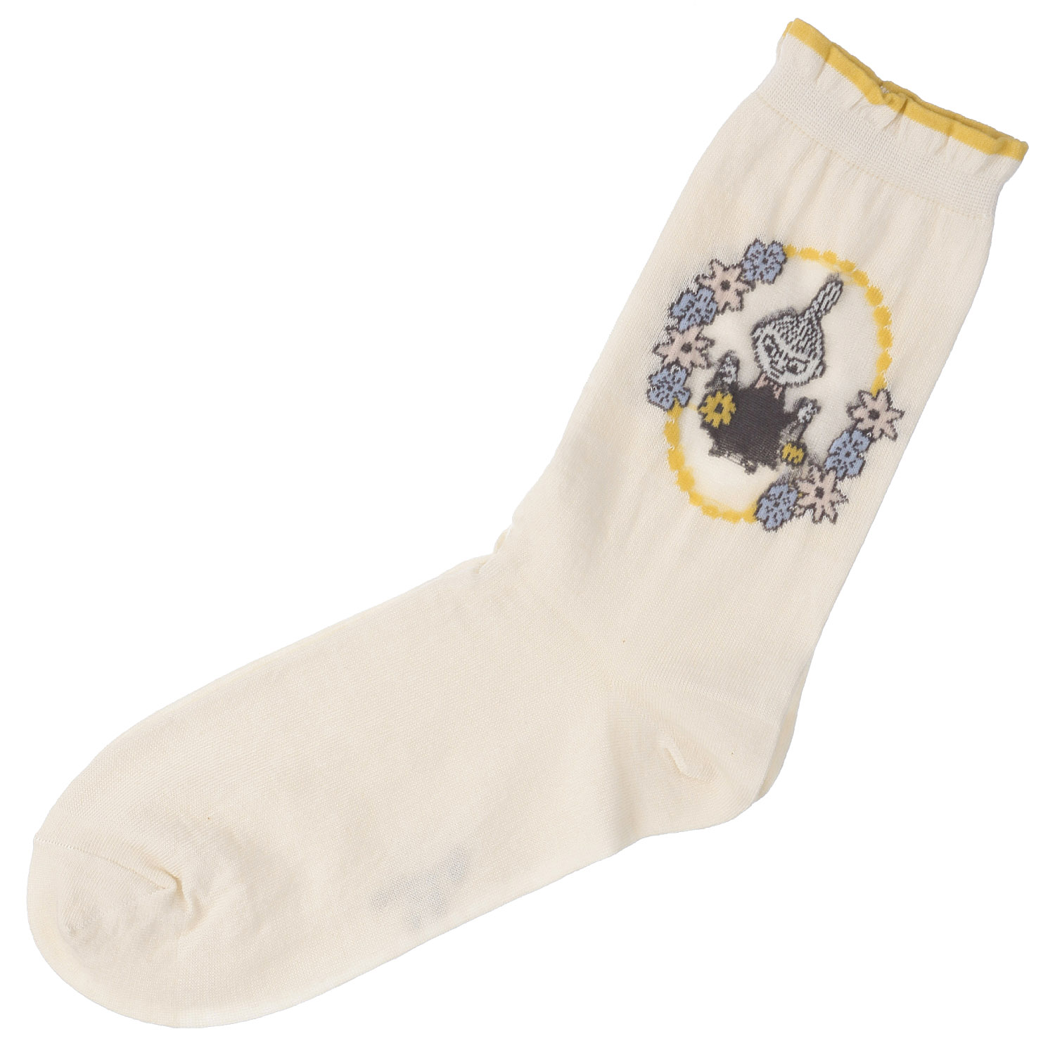 MOOMIN ロークルーソックス 部分シースル－ フレームミイ - 画像4