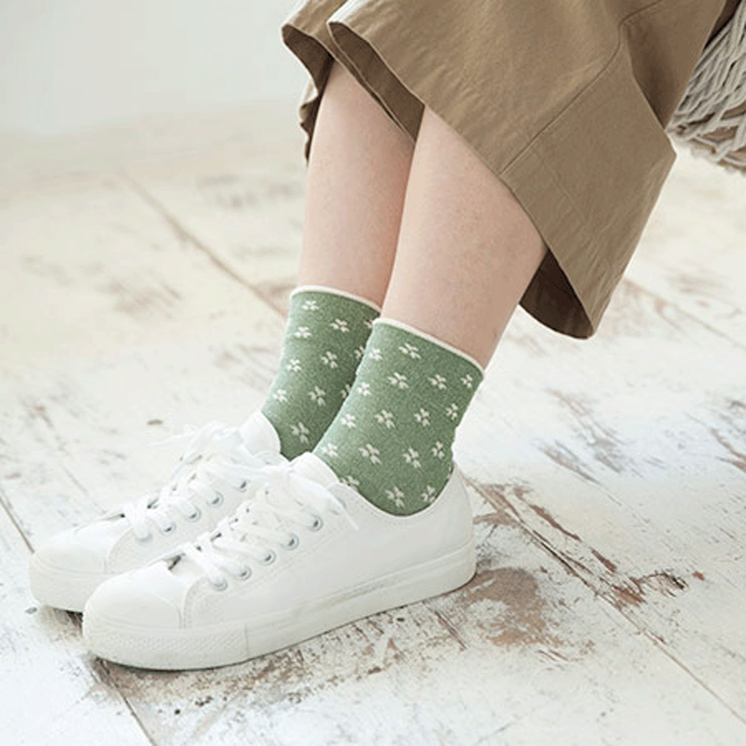 天衣無縫 やさしいソックス クローバー - 画像8