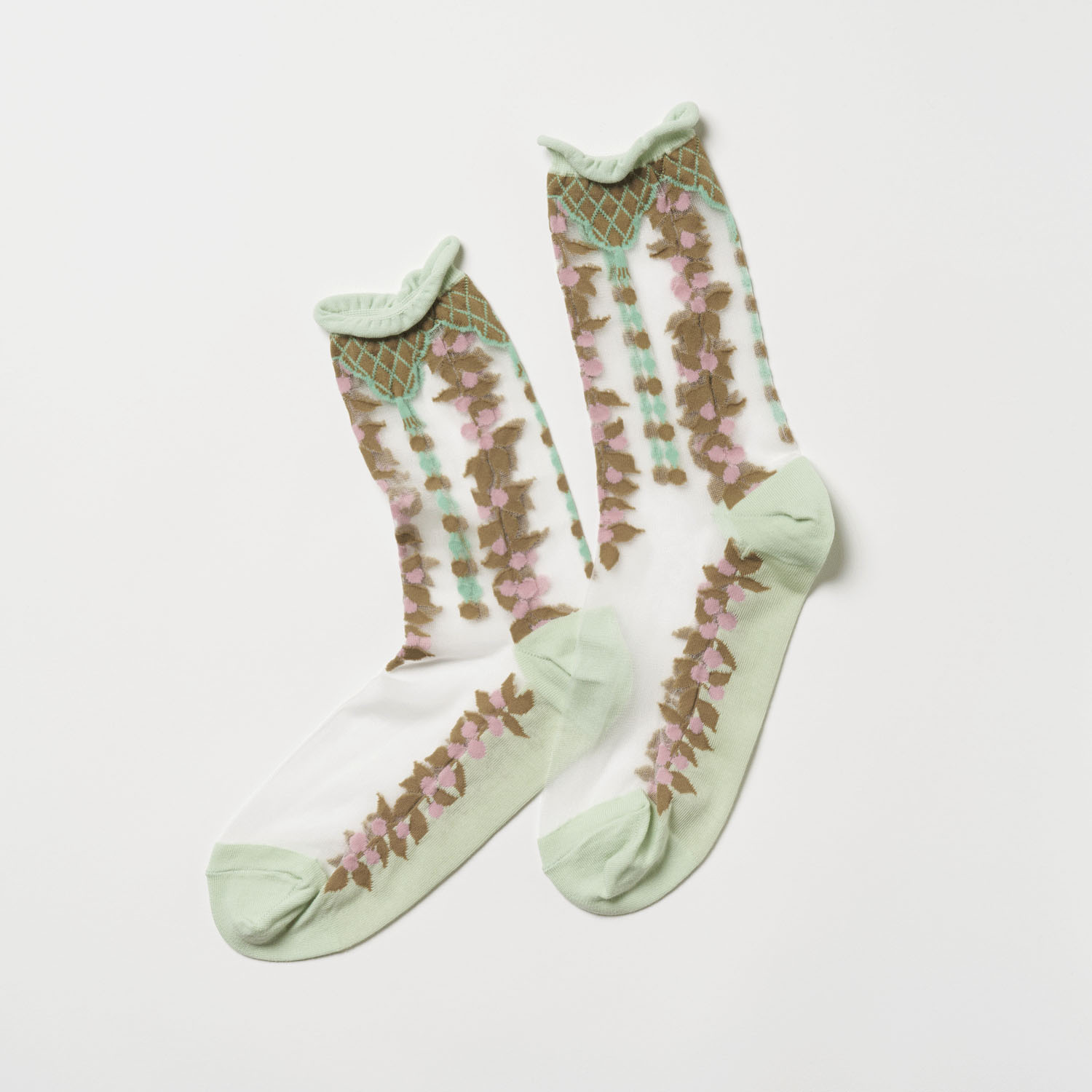 fromFシースルーソックス（Omenamarja／リンゴベリー）【在庫限り】 - 画像2