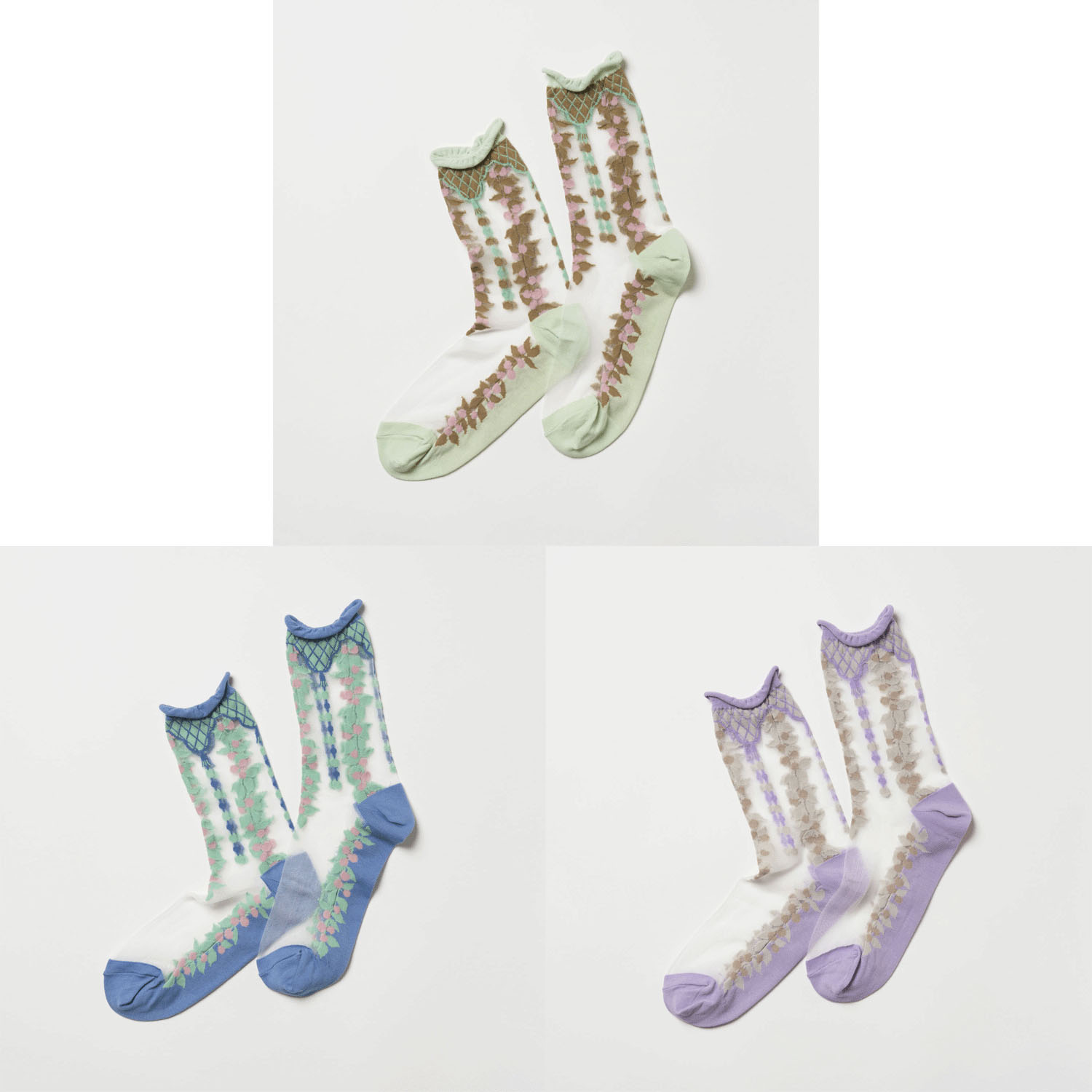 fromFシースルーソックス（Omenamarja／リンゴベリー） - 画像1