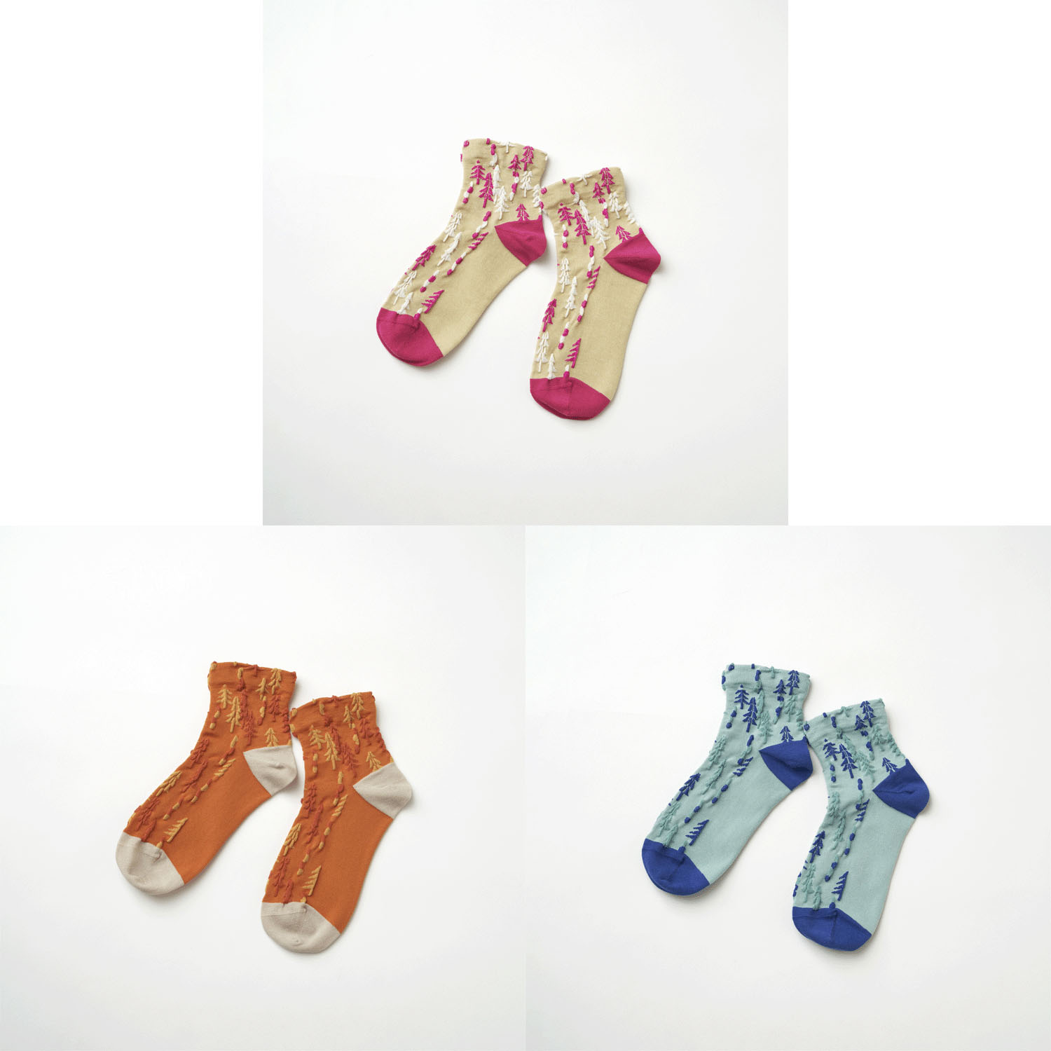 fromFショート丈ソックス（puita／森）