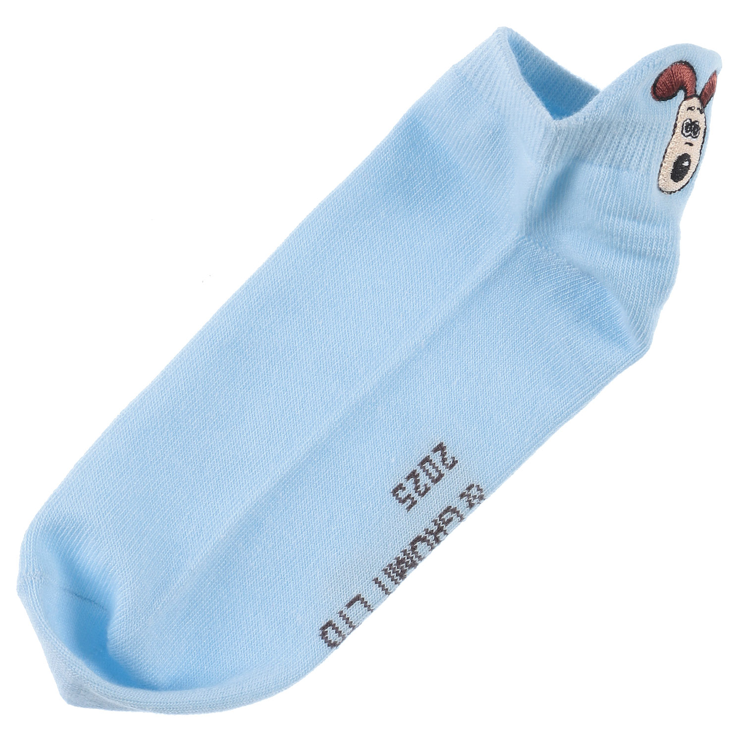 ウォレスとグルミット 刺繍 スニーカー丈 靴下 - 画像3