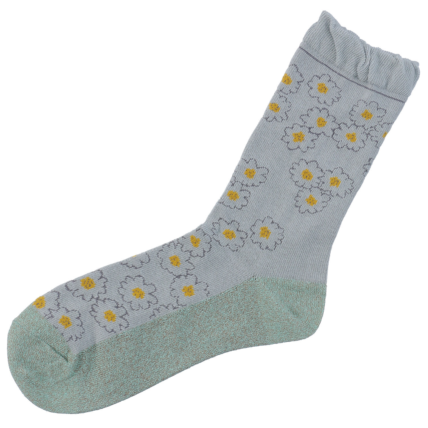 プティパ クルー丈 足底紙糸 マーガレット - 画像2