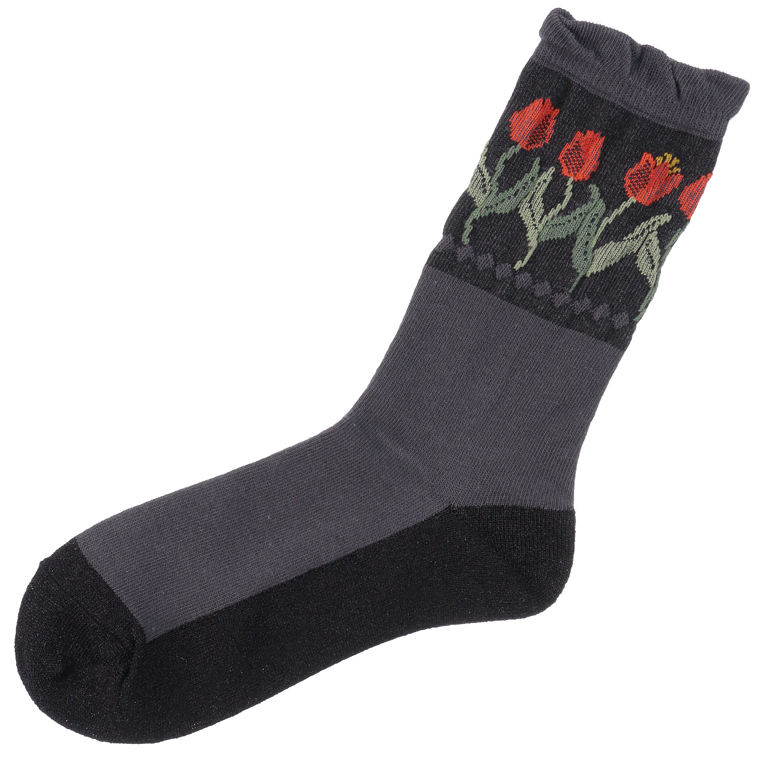 プティパ クルー丈 足底紙糸 チューリップ【在庫限り】 - 画像2