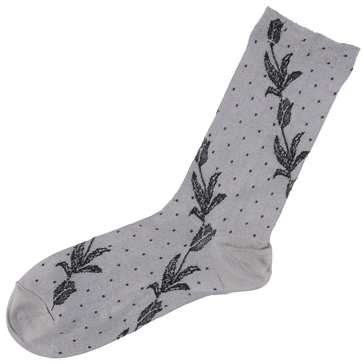 プティパ クルー丈 光沢 バイヤスレースドット柄【在庫限り】 - 画像2