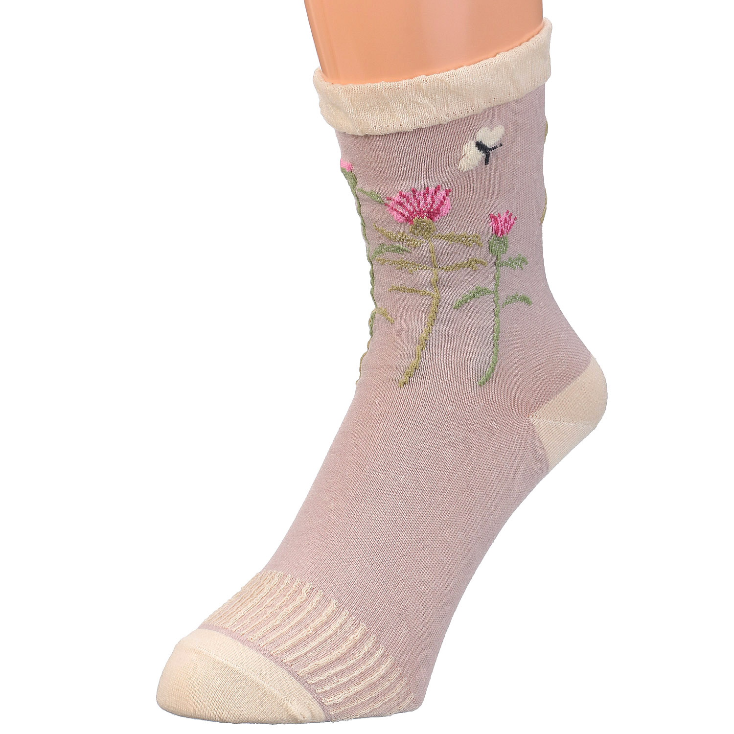 いろは ロークルー 麻入り アザミと蝶々【在庫限り】 - 画像5