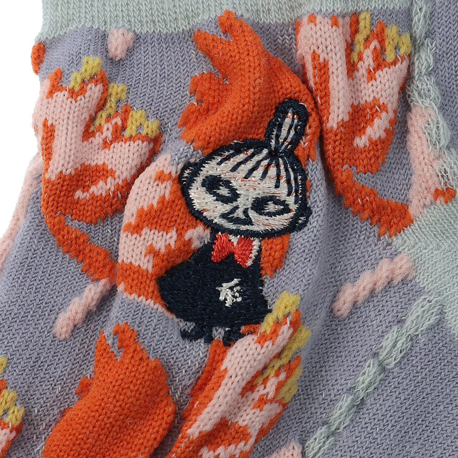 MOOMIN ミイフェア スニーカ－丈 お花ミイ刺繍 - 画像6